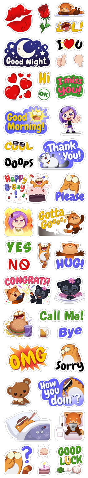 Free Sticker Hi Hi