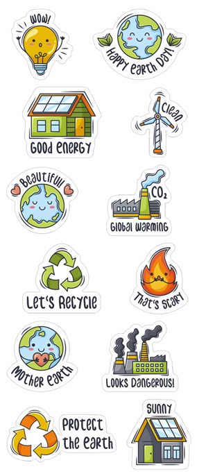 Climate Stickers by Climate Crisis 247